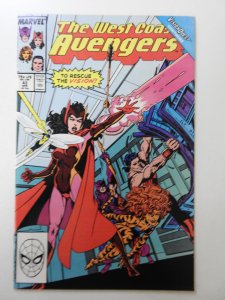West Coast Avengers #43 Direct Edition (1989) Rescue The Vision! VF-NM!!