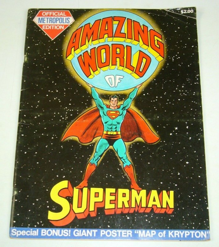 Amazing World of Superman: Metropolis Edition #1 VG dc treasury w/krypton poster