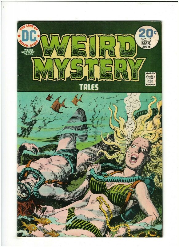 Weird Mystery Tales #10 VG/FN 5.0 DC Comics 1974 Bronze Age Horror Gil Kane