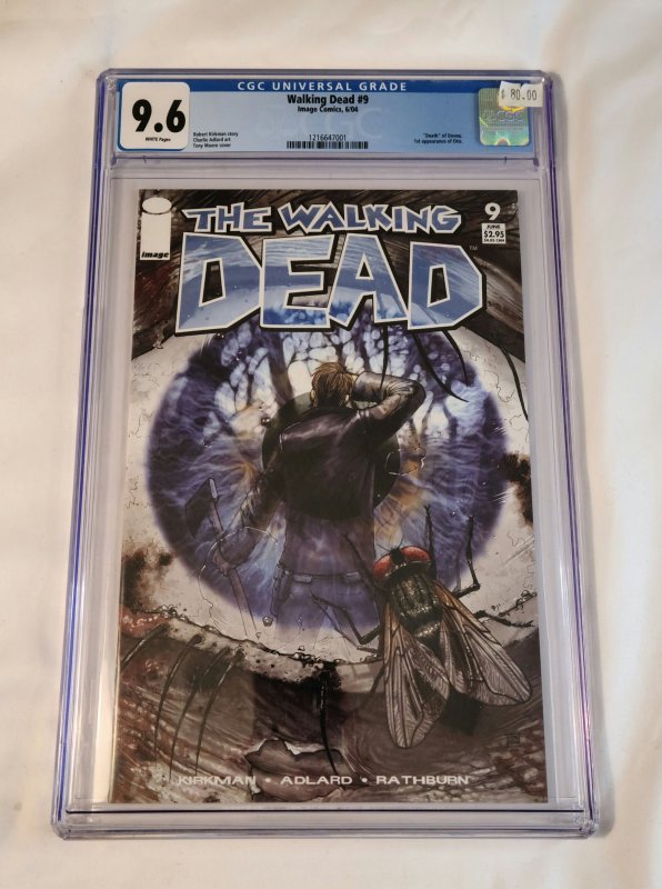 The Walking Dead #9 (2004) Image Comics, CGC 9.6