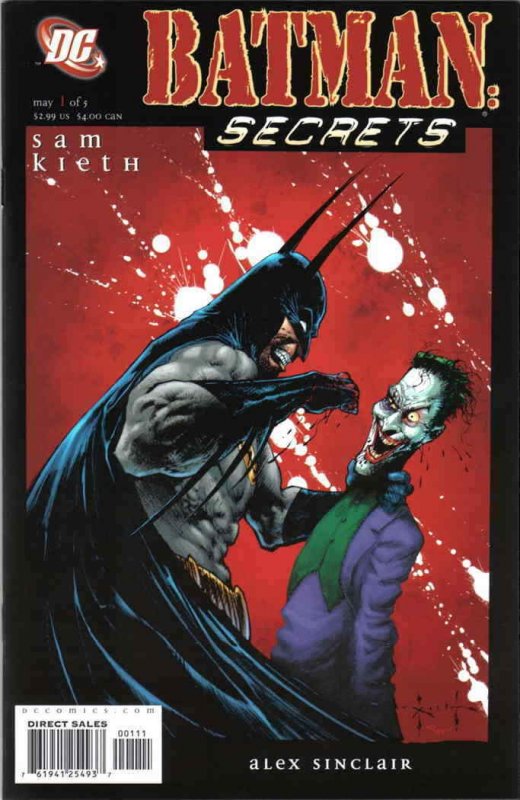 Batman: Secrets #1 VF/NM; DC | save on shipping - details inside