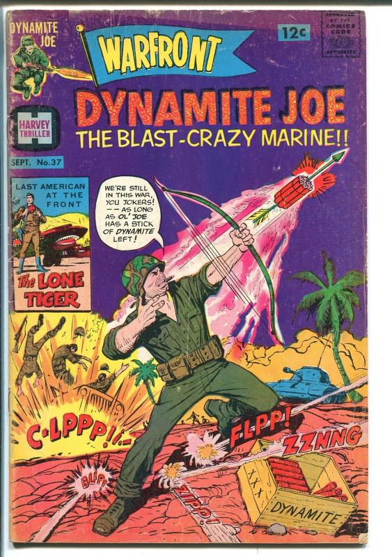 WARFRONT #37 1966-HARVEY-DYNAMITE JOE-WALLY WOOD-vg