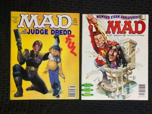 1995 MAD MAGAZINE #338 & 339 FN/FN+ Alfred E Neuman / Judge Dredd LOT of 2