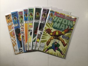 Iron Man 251 253 254 255 256 257 258 260 Lot Run Set Near Mint Nm Marvel