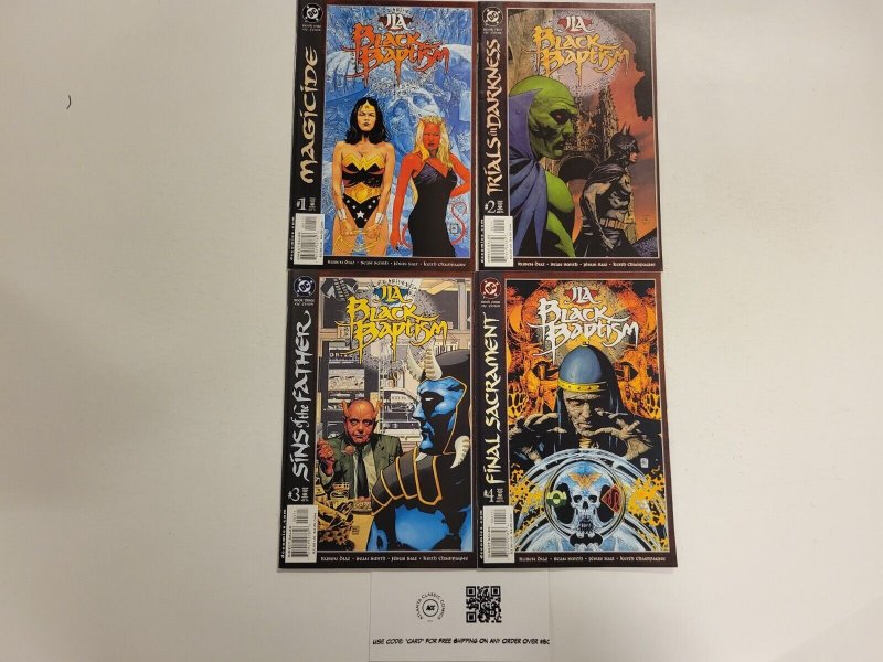 4 JLA Black Baptism DC Comics #1 2 3 4 Series 92 TJ15