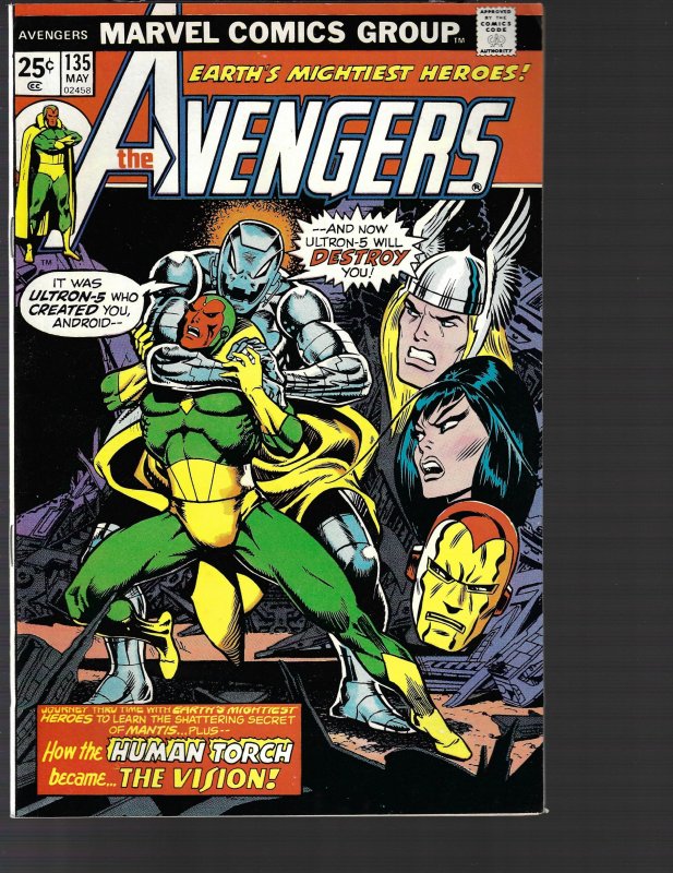 Avengers #135 (Marvel, 1975) NM-