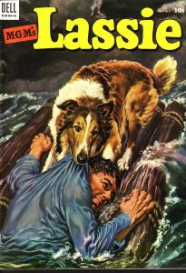 Lassie--#13--1953--COMIC BOOK--Dell--FN