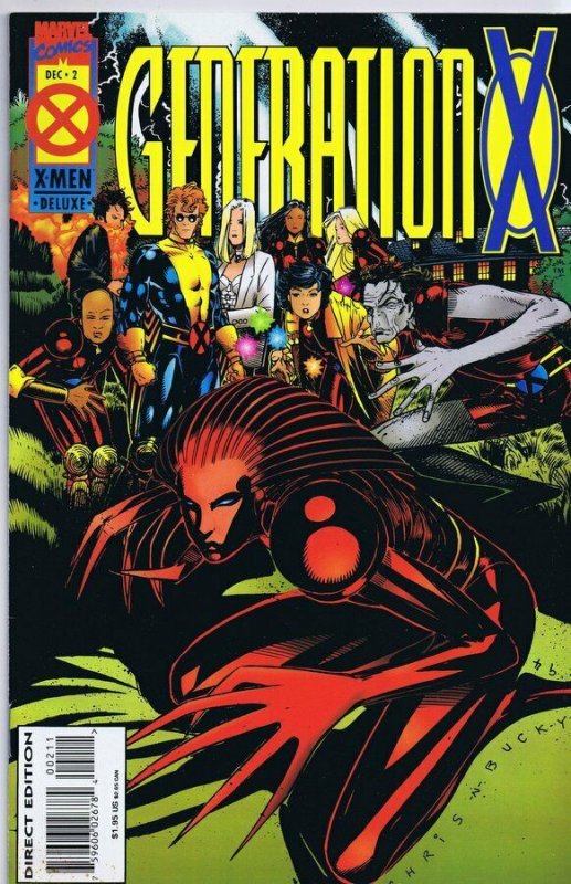 Generation X #2 ORIGINAL Vintage 1994 Marvel Comics