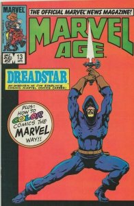 Marvel Age #13 ORIGINAL Vintage 1984 Marvel Comics Dreadstar
