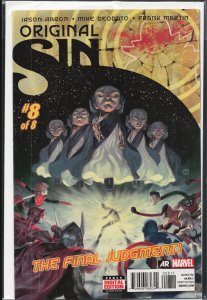 Original Sin #8 (2014) five Watchers