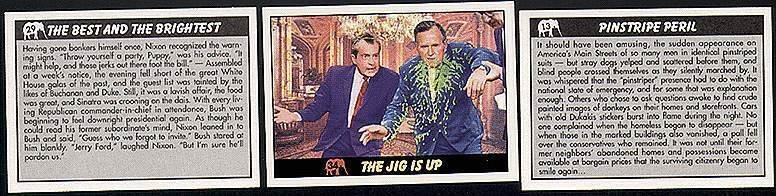 REPUBLICANS ATTACK 1992 CARD SET are these the  good old days? 37 cards, no box