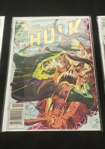 THE INCREDIBLE HULK 3PC (VF) ISSUES #298, 301, 307, SLEEPWALKER 1984-85