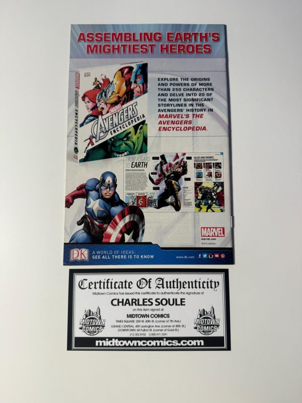 Uncanny Inhumans #1 (2015) Hip Hop Variant signed Charles Soule with COA!