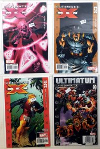 Ultimate X-Men Lot of 4 #51, 52, 55, 99 2004 Marvel Comics 1st Print Comic Books