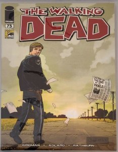 2010 Walking Dead #75 SDCC Adlard Variant CGC 9.8 Robert Kirkman Liam Death