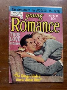 Young Romance #45 (DC Comics 1952) [GD/VG] “The Things I Didn’t Know About Him!”