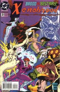 Xenobroods #2 Brood vs. Bestiary VFNM DC Comics December Dec 1994