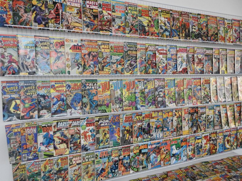 Huge Lot 170+ Silver/Bronze Comics W/ Hulk, Daredevil, Iron Man, +More! See desc