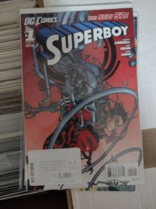 SUPERBOY #1  2011 DC THE NEW 52 LOBDELL
