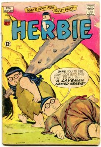 HERBIE COMICS #6 1964-CAVEMAN-FAT FURY-ACG-WHITNEY ART G