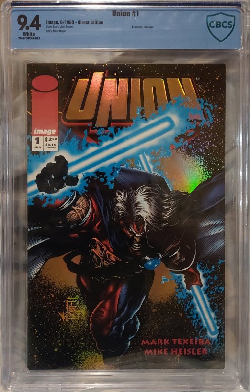 Union #1 9.4 CBCS Embossed Foil Cover
