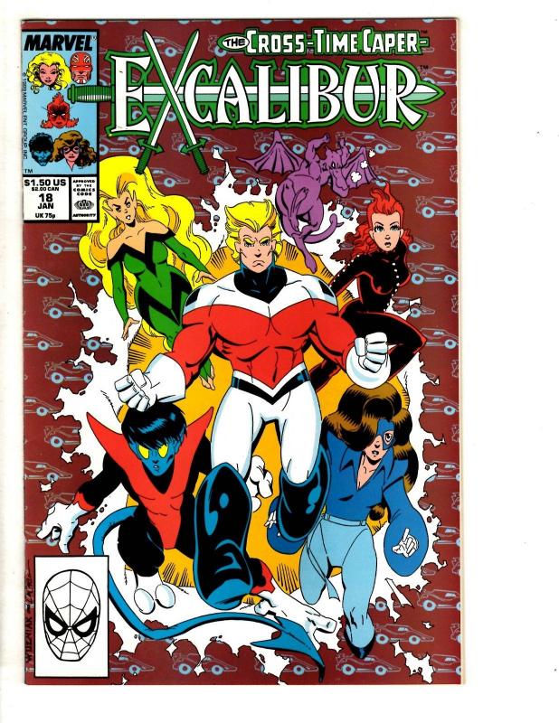 12 Excalibur Marvel Comic Books # 9 10 11 12 13 14 15 16 17 18 19 20 XMen CR40