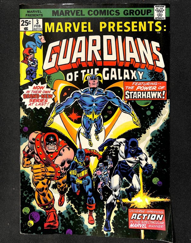 Marvel Presents #3 1st Solo Guardians of the Galaxy!