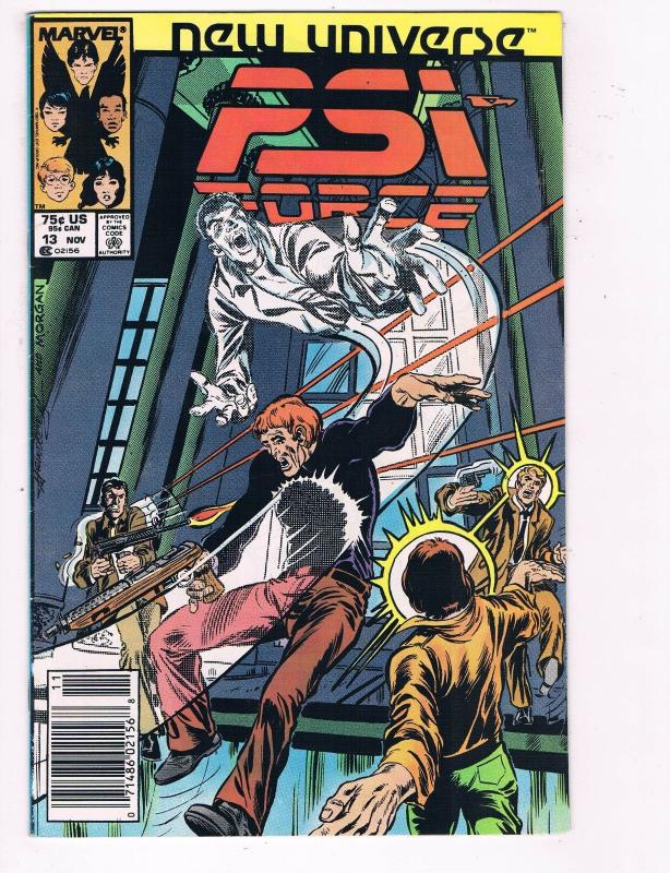 Psi Force #13 FN Marvel New Universe Comic Book DE5