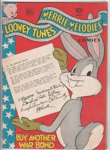 Looney Tunes Merrie Melodies Comics #45 (Jul-45) VG/FN+ Mid-Grade Bugs Bunny,...
