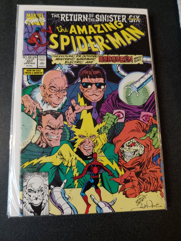 AMAZING SPIDER-MAN #337 THE NEW SINISTER SIX NM