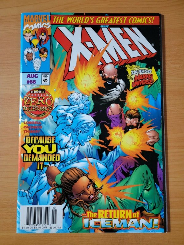 X-Men #66 Newsstand Variant Edition ~ NEAR MINT NM ~ 1997 Marvel Comics