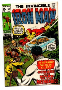 Invincible Iron Man #32 - 1st Belinda Thompkins - 1970 - VG/FN 