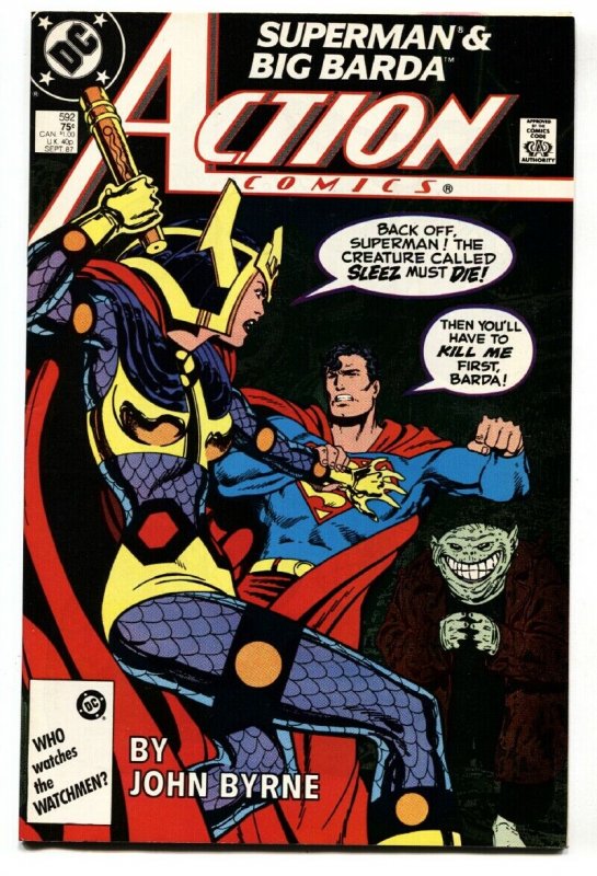 Action #592-Furies-Big Barda issue-Superman- Comic Book