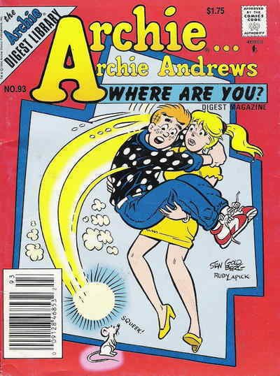 Archie Archie Andrews, Where Are You? Digest Magazine #93 VF/NM; Archie | save o