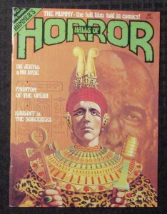 1978 Hammer's HALLS OF HORROR Magazine #22 VF- 7.5 Boris Karloff / The Mummy