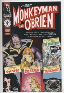 MONKEYMAN and O'BRIEN Special #1, NM, Arthur Adams, 1996, Origin