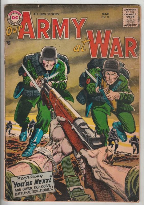 Our Army at War #56 (Mar-57) VG/FN+ Mid-Grade 