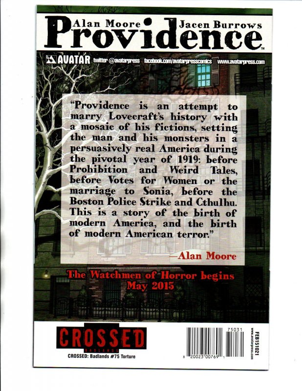 Crossed: Badlands #75 Torture Variant - Horror - Avatar - 2015 - (-NM)