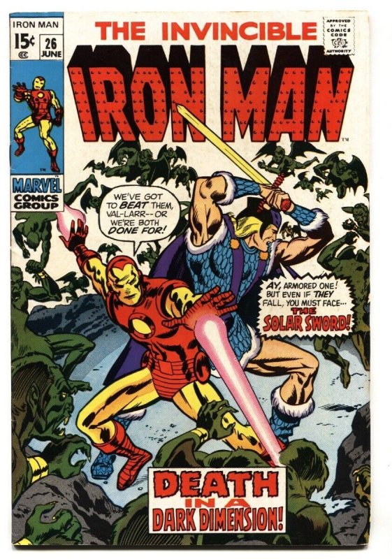 IRON MAN #26 Marvel comic book SOLAR SWORD-1969