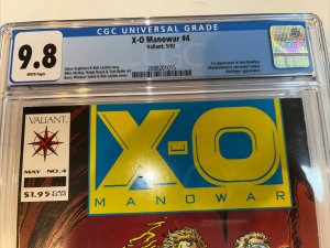 X-O Manowar (1992) # 4 (CGC 9.8) 1st Shadowman Jack Boniface • Harbinger App