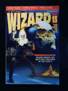 Wizard The Comics Magazine #13U  Wizard Comics 1992 Vf+  Not Polybagged