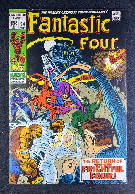 Fantastic Four (1961) #94 NM (6.0) Jack Kirby Agatha Harkness First Appearance