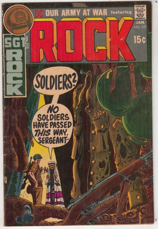 Our Army at War #227 (Jan-71) FN/VF+ High-Grade Easy Company, Sgt. Rock