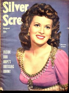 MAG: Silver Screen Magazine August 1946- Maureen O'Hara- Bob Hope