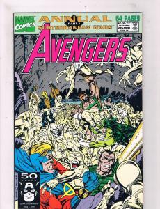 Avengers Annual #20 NM 1st Print Marvel Comic Book Hulk Thor Iron Man Vision DE3