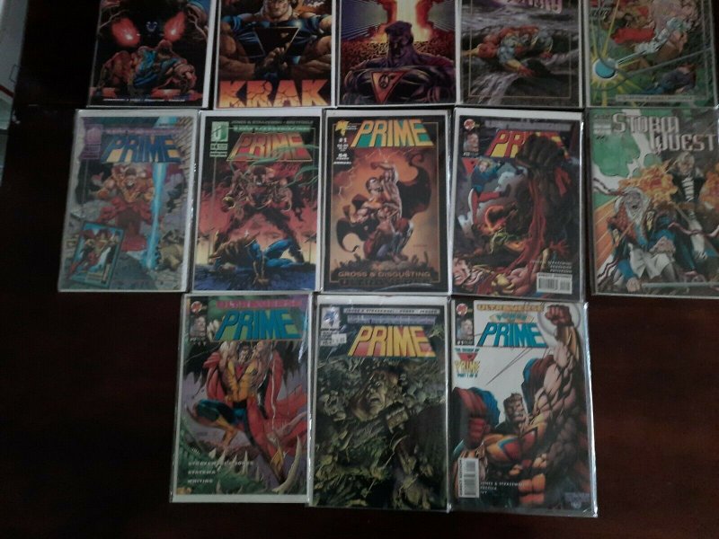 Lot of 61 Miscellaneous 1990s Comic Books bagged look at all pictures as some