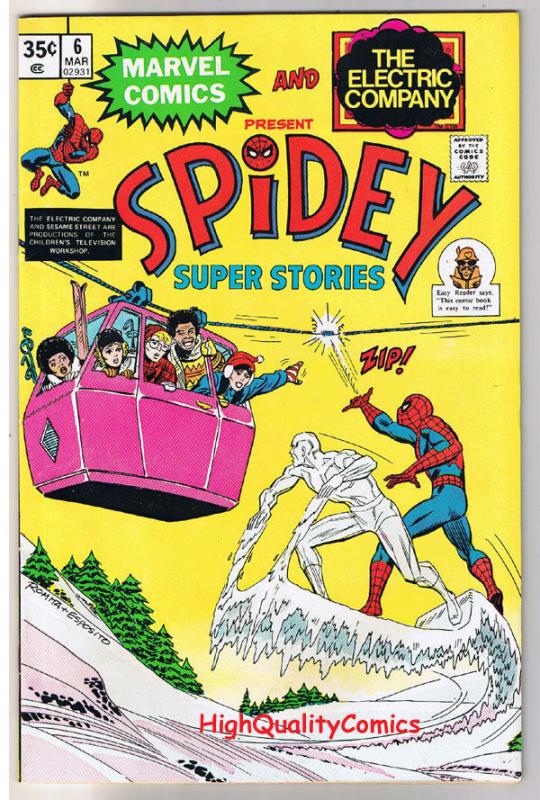 SPIDEY SUPER STORIES #6, VF+,  Iceman, Spider-man, 1974, more in store