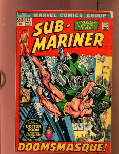 Sub-Mariner #47 - Gil Kane Cover/Gene Colan Interior! (2.5/3.0) 1972