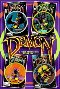 DEMON vol.2 #1-4 (Jan-Apr1987) 9.0 VF/NM  4-issue mini-series by Matt Wagner!