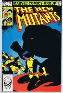New Mutants #3 ORIGINAL Vintage 1983 Marvel Comics